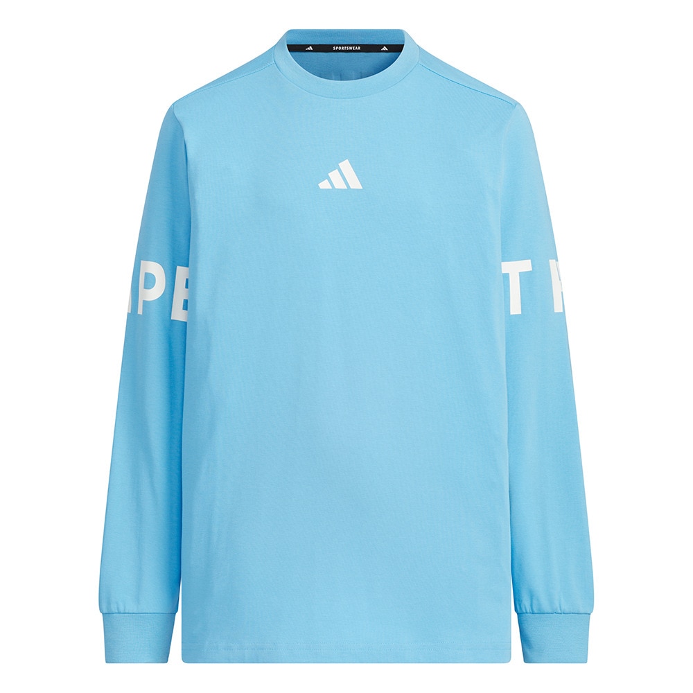 アディダス（adidas）（キッズ）キッズ 長袖 ワード Tシャツ KCE77-JM4579