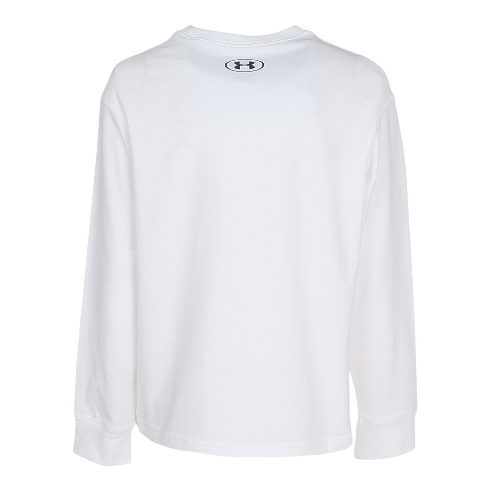 アンダーアーマー（UNDER ARMOUR）（キッズ）ジュニア パフォーマンスコットン バーシティ ロゴ ロングスリーブTシャツ 6007827 100