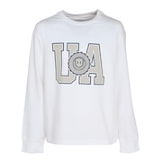 (キッズ)ジュニア パフォーマンスコットン バーシティ ロゴ ロングスリーブTシャツ 6007827 100