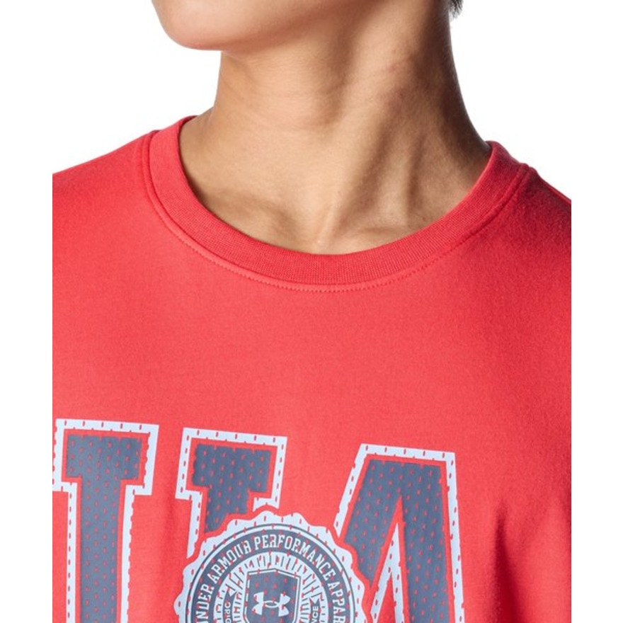 アンダーアーマー（UNDER ARMOUR）（キッズ）パフォーマンスコットン バーシティ ロゴ ロングスリーブ Tシャツ 6007827 989