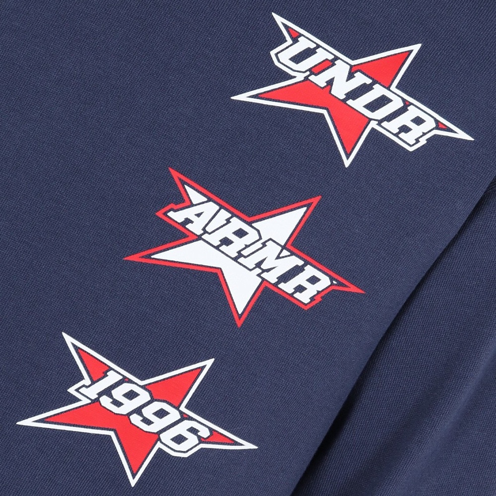 アンダーアーマー（UNDER ARMOUR）（キッズ）ジュニア ヘビーウエイト コットン スタックト スターズ ロングスリーブ Tシャツ 6007828 403