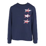(キッズ)ジュニア ヘビーウエイト コットン スタックト スターズ ロングスリーブ Tシャツ 6007828 403