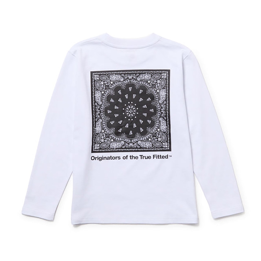 ニューエラ（NEW ERA）（キッズ）キッズ Youth 長袖 コットン Tシャツ Paisley 14693878
