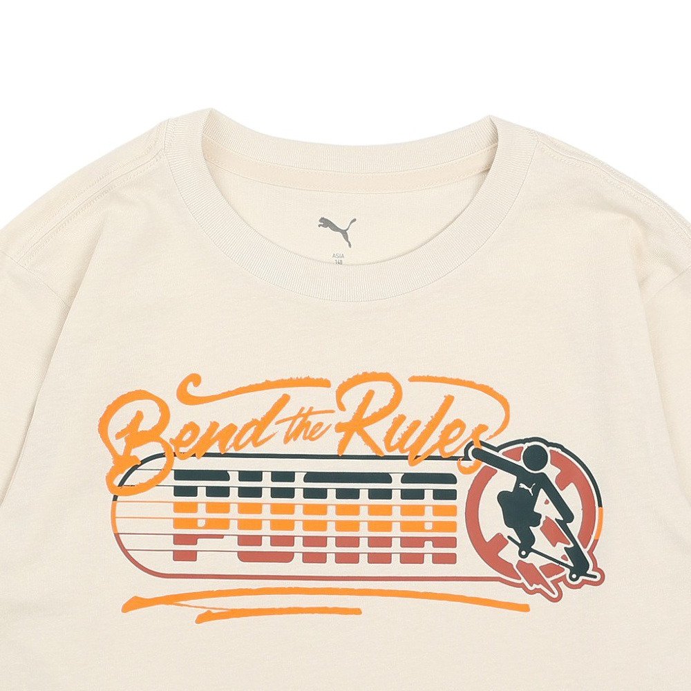 プーマ（PUMA）（キッズ）ジュニア MID90S 長袖Tシャツ 691177 87 BEG