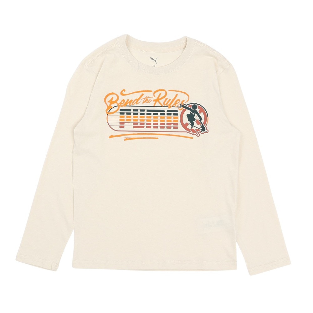 プーマ（PUMA）（キッズ）ジュニア MID90S 長袖Tシャツ 691177 87 BEG