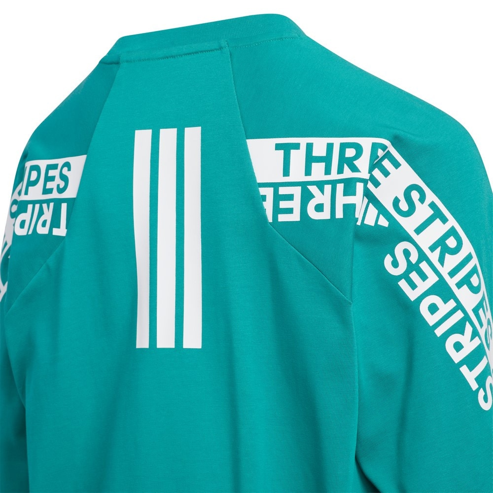 アディダス（adidas）（キッズ）ワーディングパック ルーズフィット シングルジャージー 長袖Tシャツ W6496-KA3786