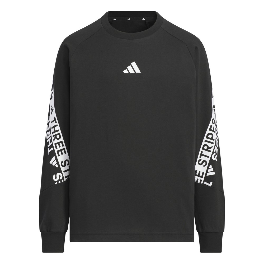 アディダス（adidas）（キッズ）ワーディングパック ルーズフィット シングルジャージー 長袖Tシャツ W6496-KA3788