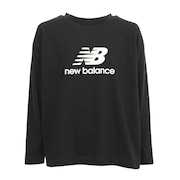 (キッズ)ジュニア スタックドロゴ長袖シャツ ABT55556BK