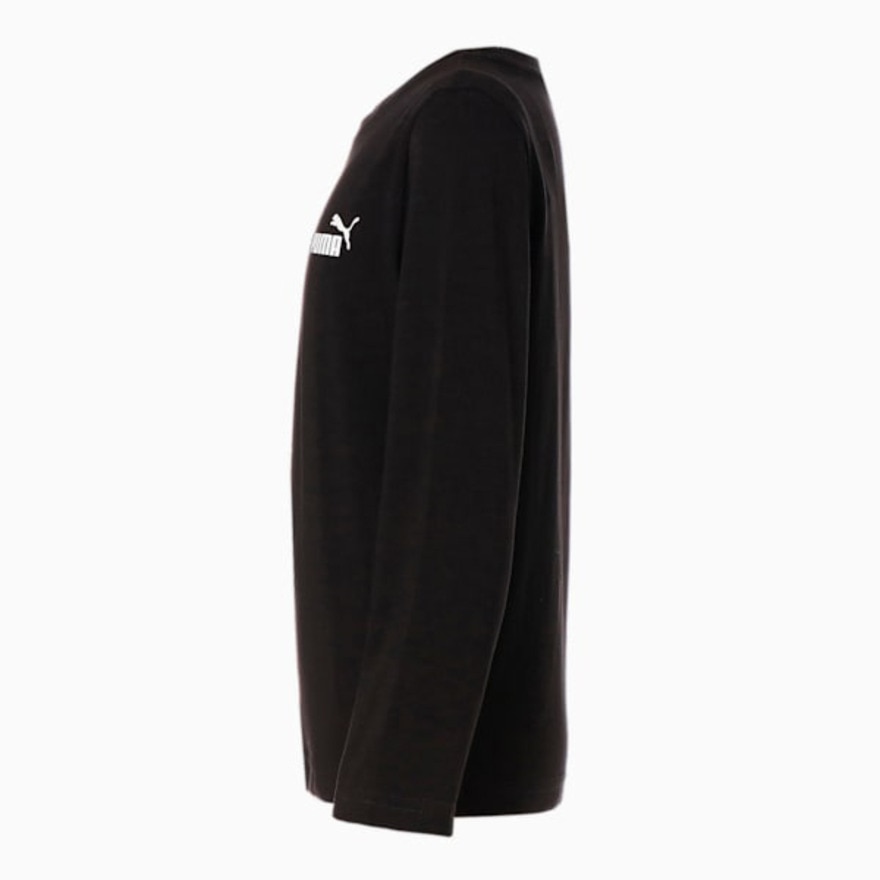 プーマ（PUMA）（キッズ）キッズ ESS NO.1 ロゴ 長袖Tシャツ 588985 01 BLK