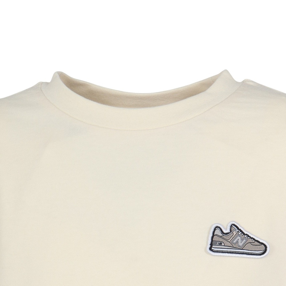 ニューバランス（new balance）（キッズ）ジュニア シューパッチ ロングスリーブTシャツ ABT55558AGA