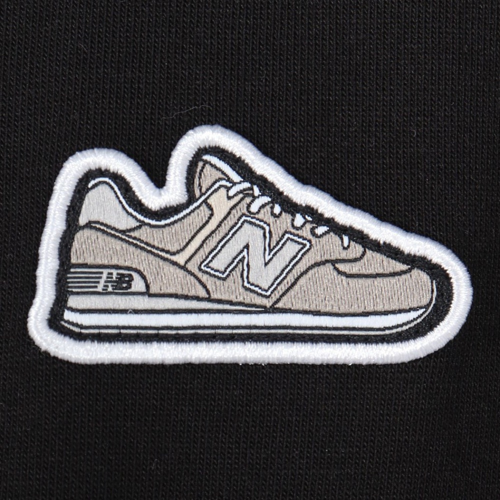 ニューバランス（new balance）（キッズ）シューパッチ ロングスリーブシャツ ABT55558BK