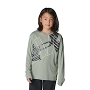 アンダーアーマー（UNDER ARMOUR）（キッズ）長袖Tシャツ キッズ  スーパー ビッグロゴ  1381168 504