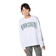 アンダーアーマー（UNDER ARMOUR）（キッズ）長袖Tシャツ キッズ  ヘビーウエイト コットン グラフィック  1381169 100