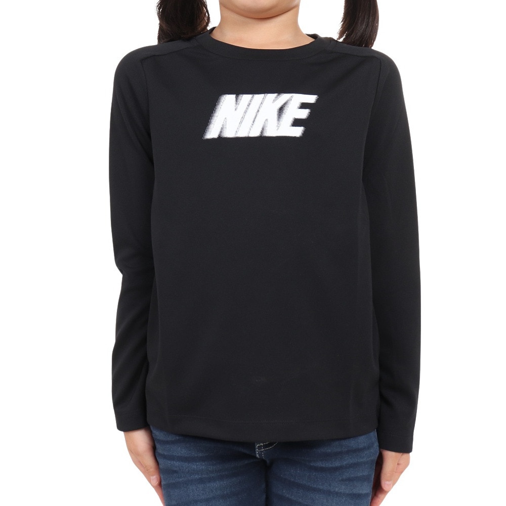ナイキ（NIKE）（キッズ）長袖Tシャツ キッズ ユース ドライフィット マルチプラス FD3925-010