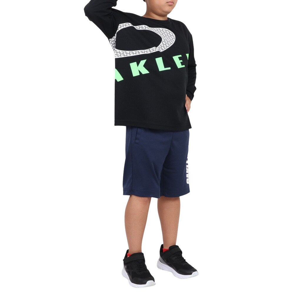 オークリー（OAKLEY）（キッズ）長袖Ｔシャツ キッズ Enhance Strt Qd  Ytr 6.0 FOA405772-02E