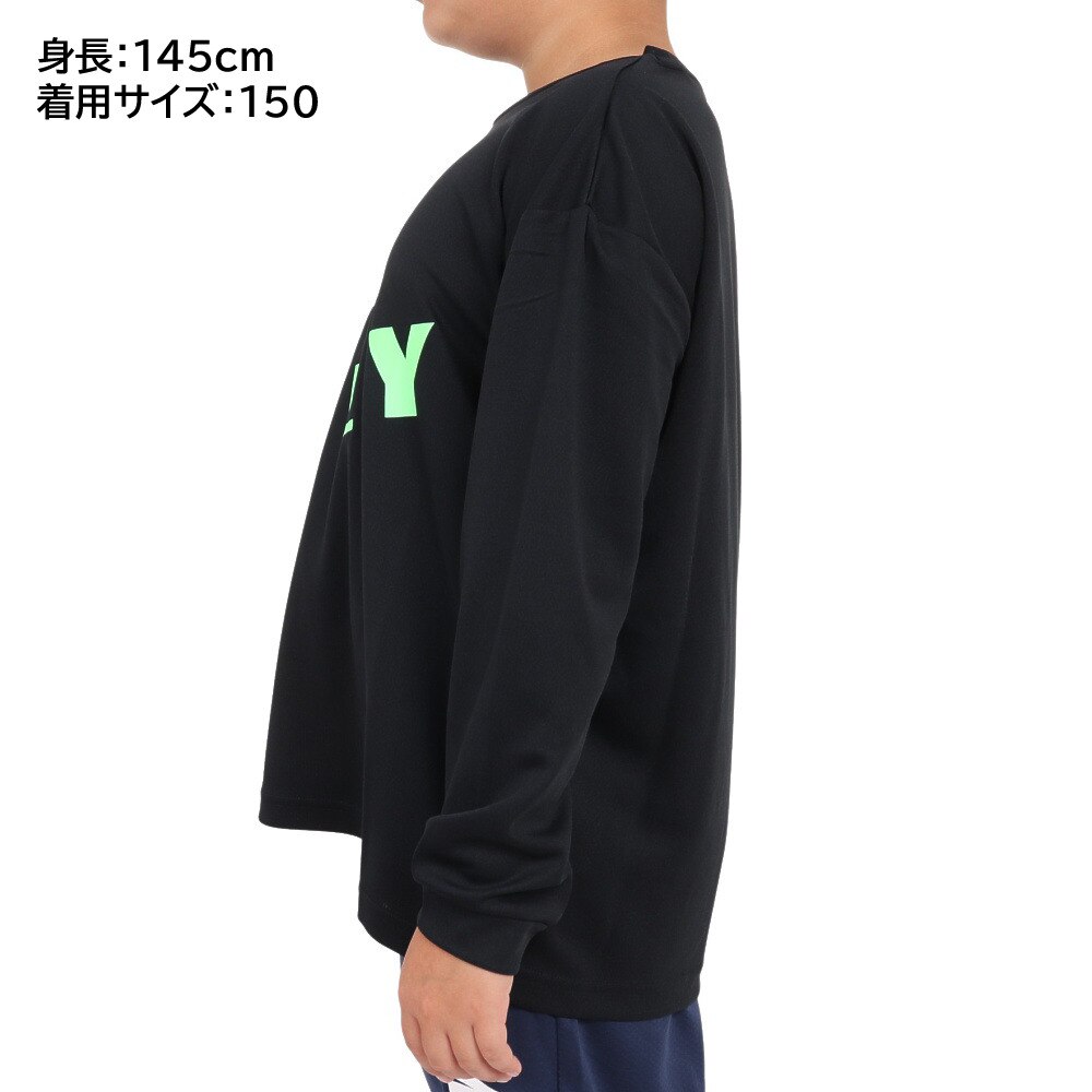 オークリー（OAKLEY）（キッズ）長袖Ｔシャツ キッズ Enhance Strt Qd  Ytr 6.0 FOA405772-02E