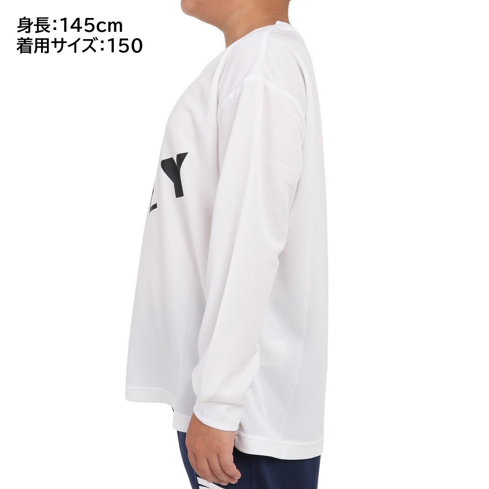 オークリー（OAKLEY）（キッズ）長袖Ｔシャツ キッズ Enhance Strt Qd  Ytr 6.0 FOA405772-100