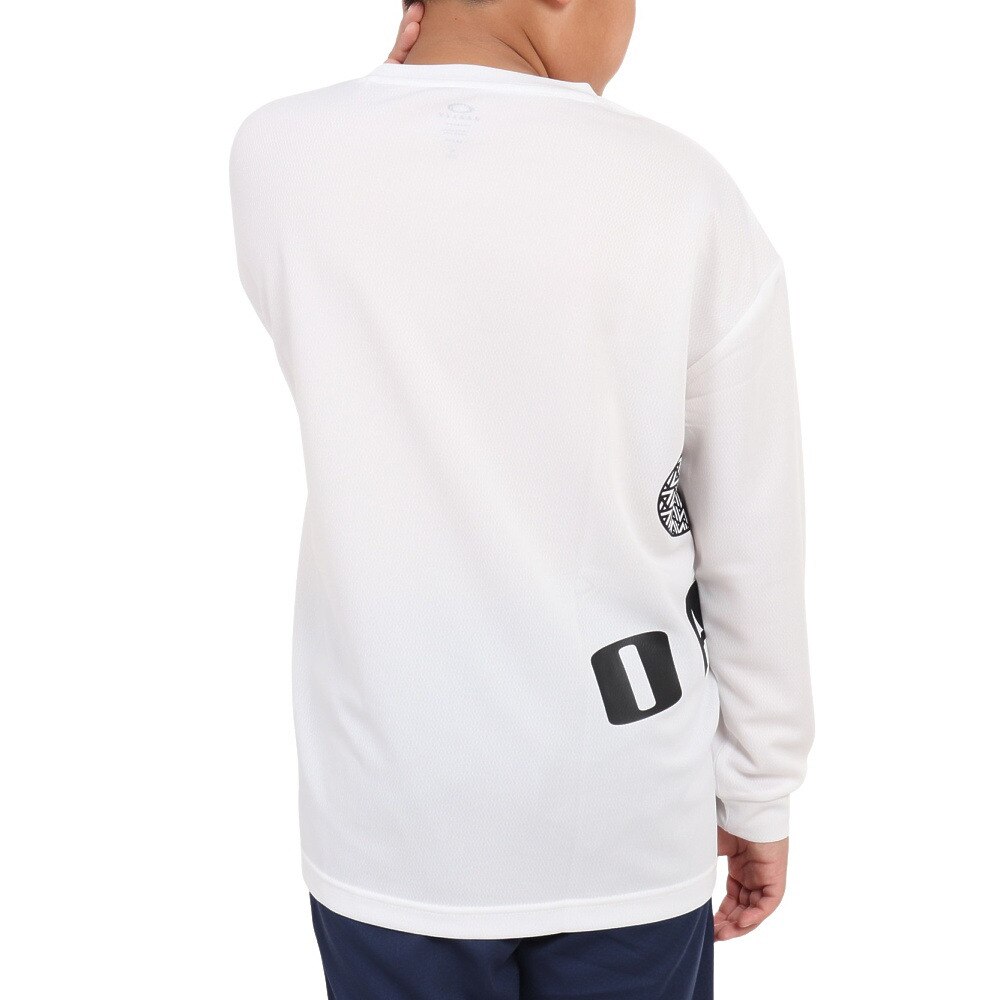 オークリー（OAKLEY）（キッズ）長袖Ｔシャツ キッズ Enhance Strt Qd  Ytr 6.0 FOA405772-100
