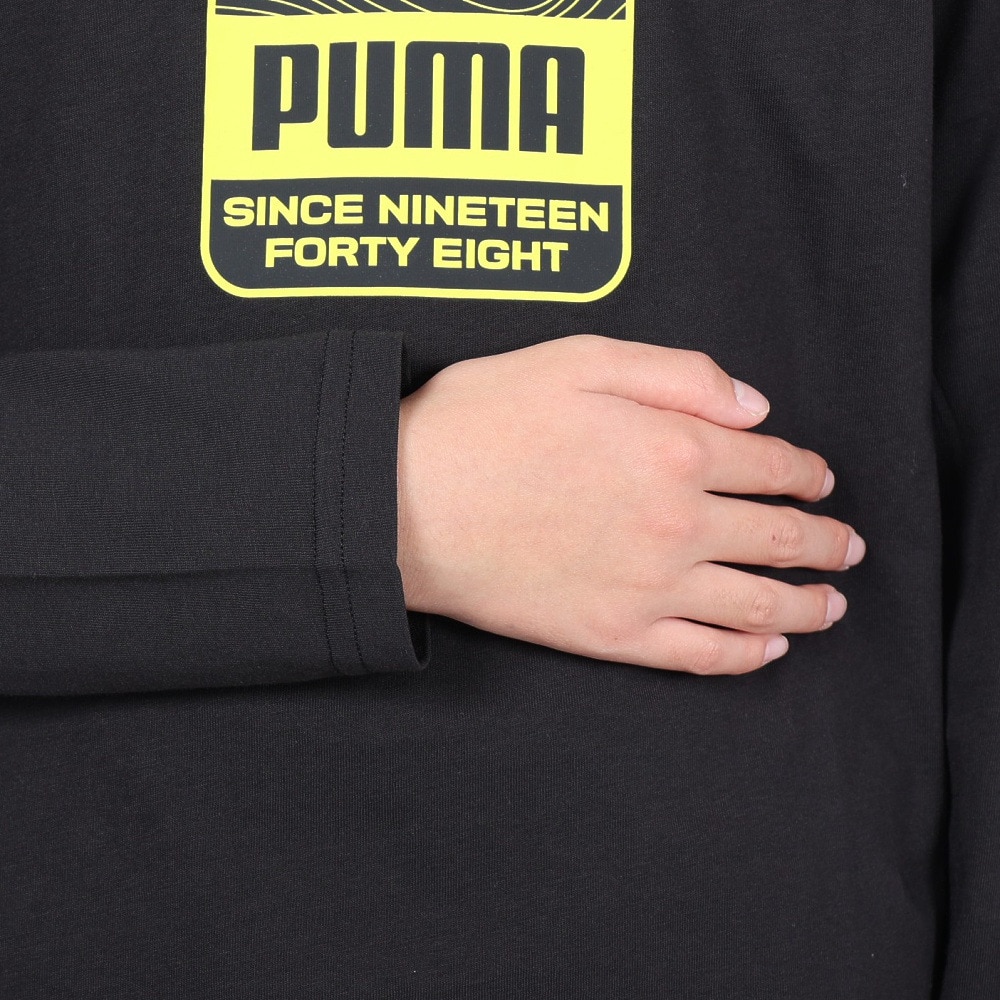 プーマ（PUMA）（キッズ）ジュニア アクティブスポーツ 長袖Tシャツ 681349 01 BLK