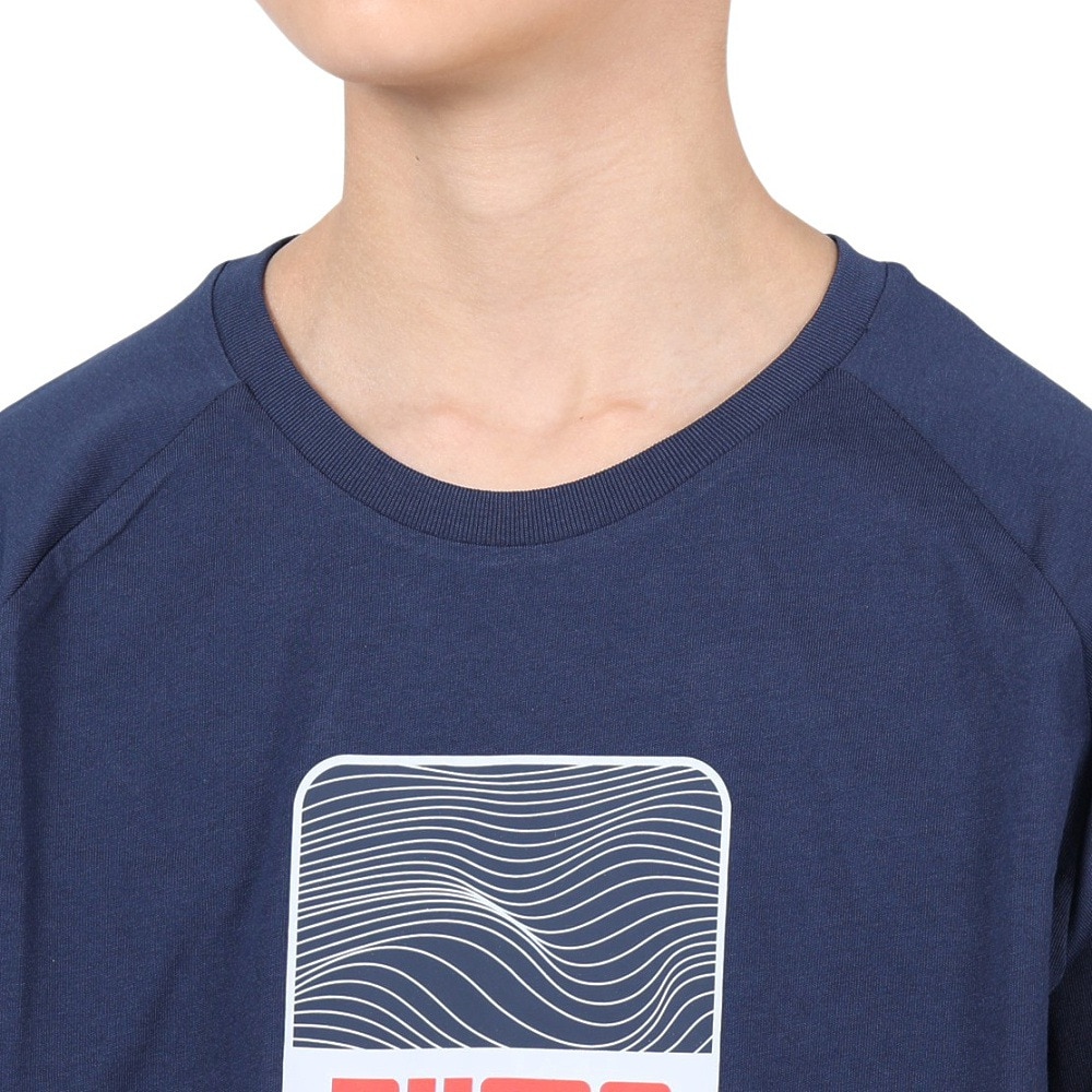 プーマ（PUMA）（キッズ）ジュニア アクティブスポーツ 長袖Tシャツ 681349 14 NVY