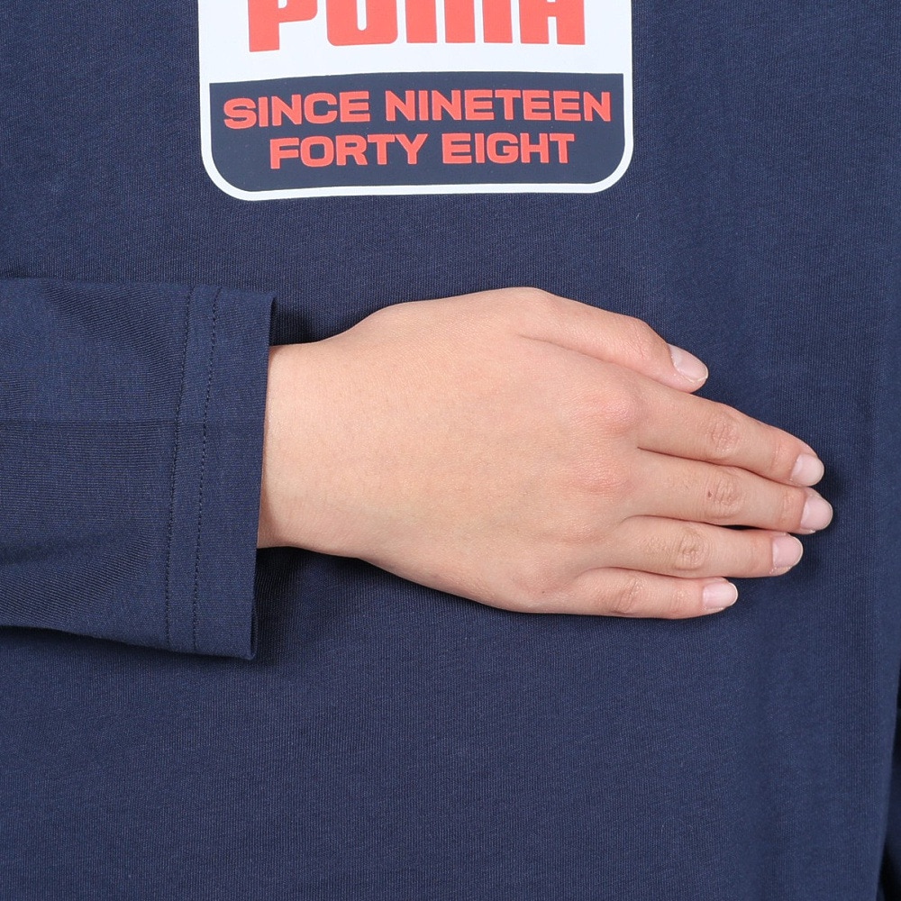 プーマ（PUMA）（キッズ）ジュニア アクティブスポーツ 長袖Tシャツ 681349 14 NVY