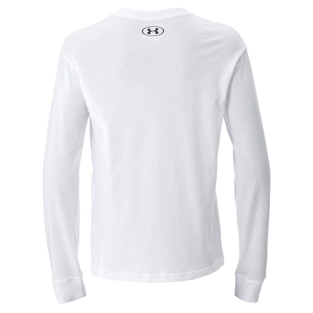 アンダーアーマー（UNDER ARMOUR）（キッズ）スーパービッグロゴ 長袖 Tシャツ 1388278 100