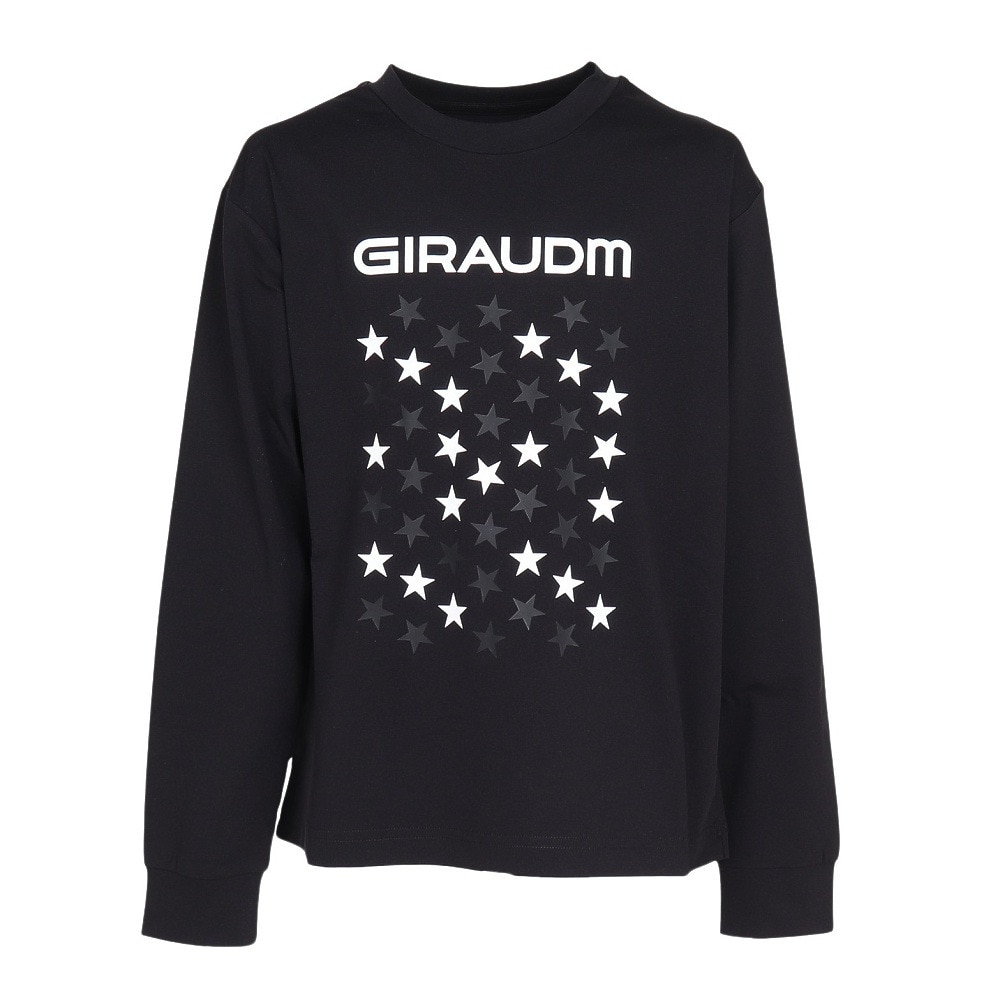 ジローム（GIRAUDM）（キッズ）ジュニア ポリテンジク ロングスリーブTシャツ CT4F0056-TR865-GRHD BLK