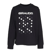 (キッズ)ジュニア ポリテンジク ロングスリーブTシャツ CT4F0056-TR865-GRHD BLK