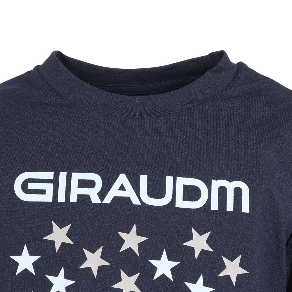 ジローム（GIRAUDM）（キッズ）ジュニア ポリテンジク ロングスリーブTシャツ スター CT4F0056-TR865-GRHD NVY