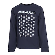 (キッズ)ジュニア ポリテンジク ロングスリーブTシャツ スター CT4F0056-TR865-GRHD NVY