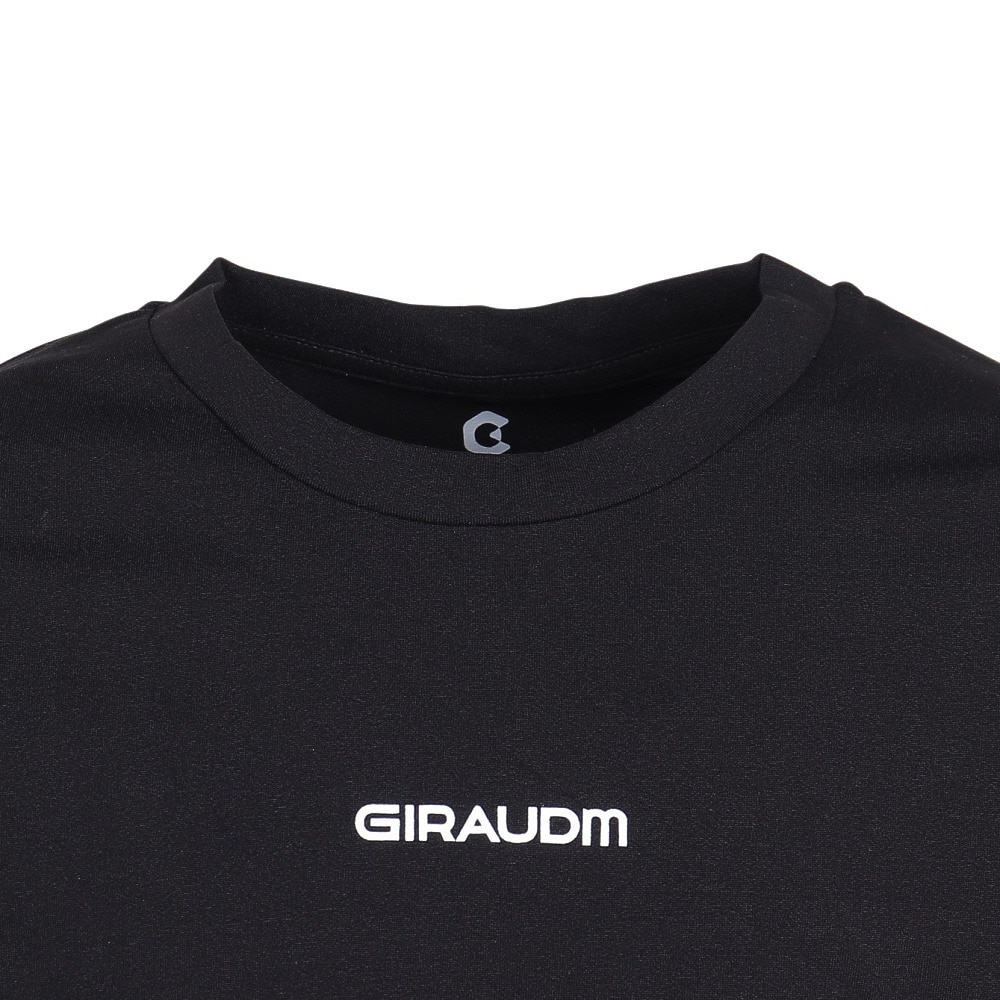 ジローム（GIRAUDM）（キッズ）ジュニア ポリテンジク ロゴ ロングスリーブTシャツ CT4F0057-TR865-GRHD BLK