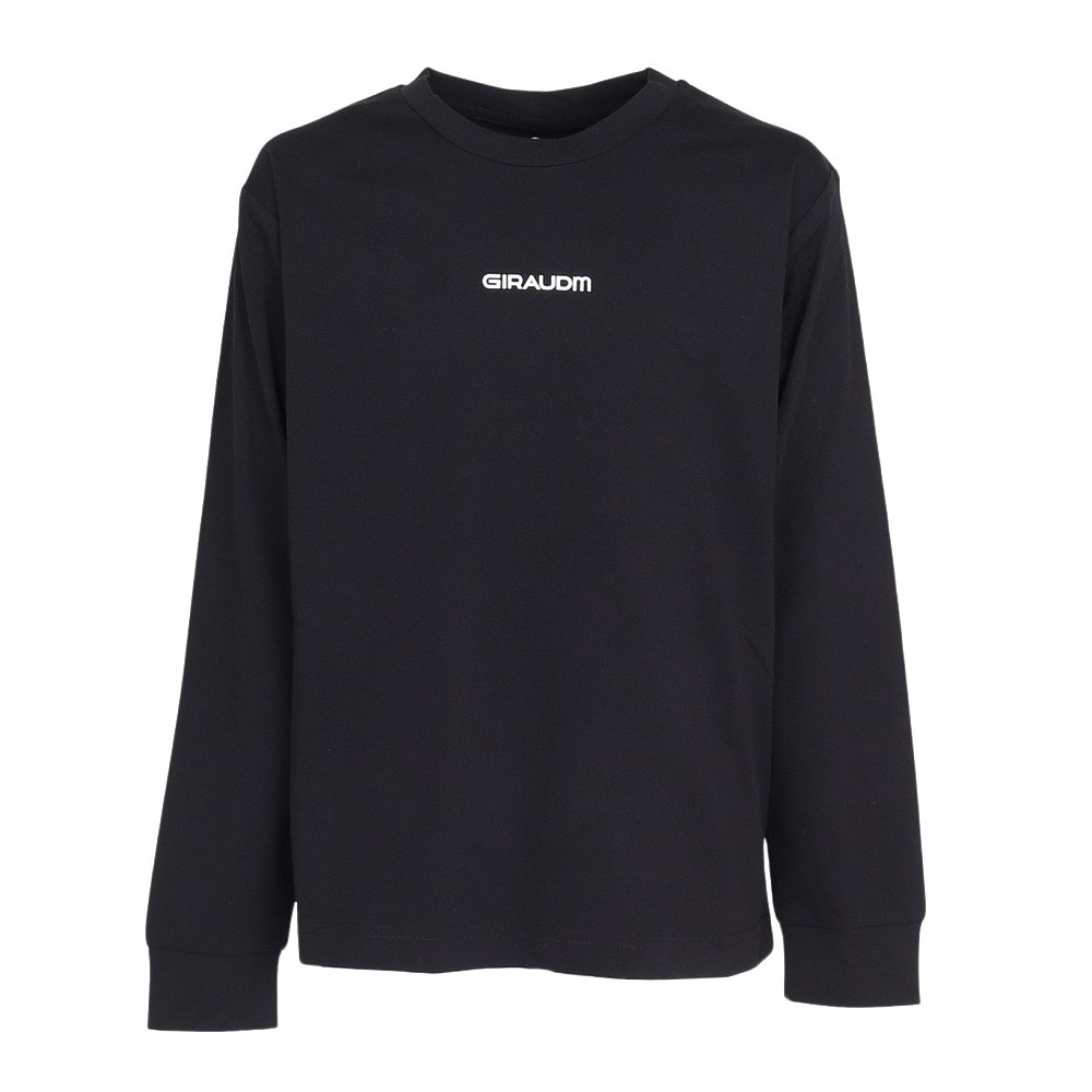 ジローム（GIRAUDM）（キッズ）ジュニア ポリテンジク ロゴ ロングスリーブTシャツ CT4F0057-TR865-GRHD BLK