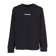 (キッズ)ジュニア ポリテンジク ロゴ ロングスリーブTシャツ CT4F0057-TR865-GRHD BLK