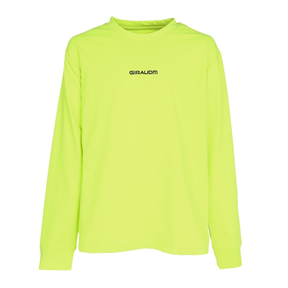 ジローム（GIRAUDM）（キッズ）ジュニア ポリテンジク ロゴ ロングスリーブTシャツ CT4F0057-TR865-GRHD FGRN