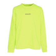 (キッズ)ジュニア ポリテンジク ロゴ ロングスリーブTシャツ CT4F0057-TR865-GRHD FGRN