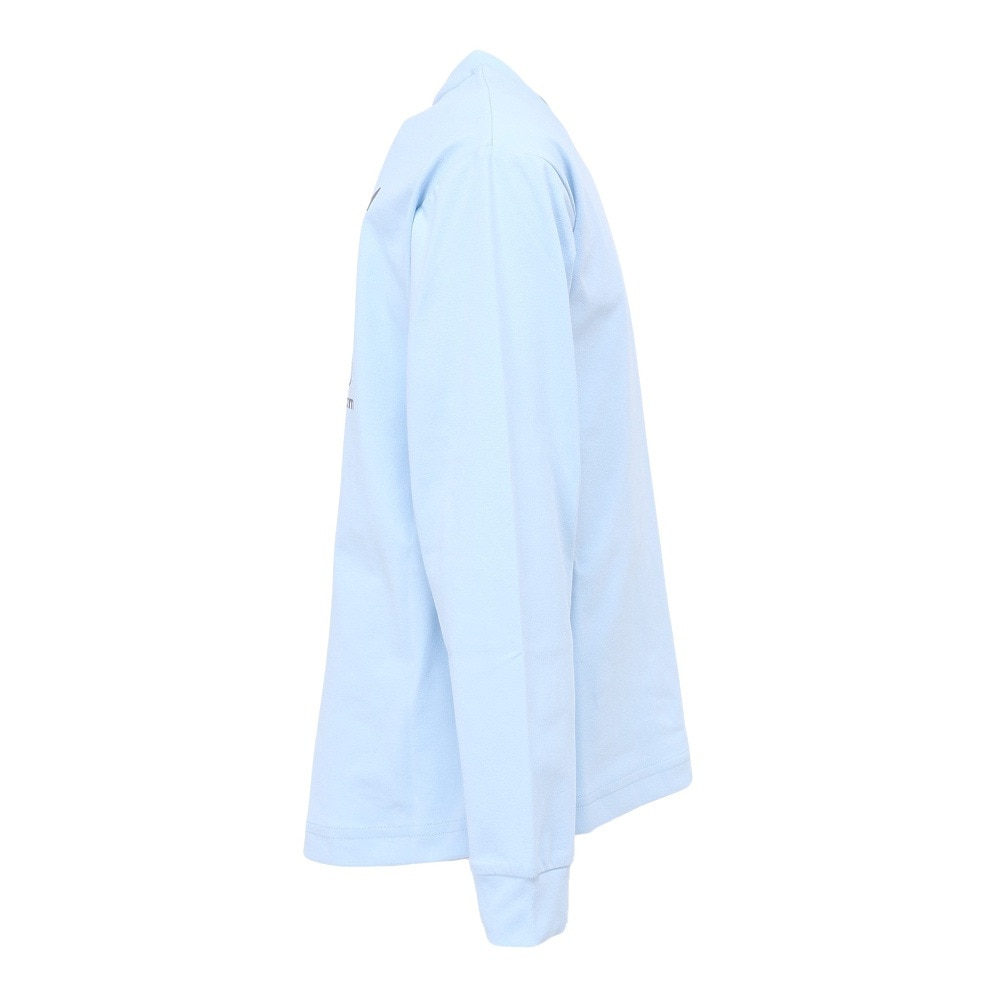 ジローム（GIRAUDM）（キッズ）ジュニア ポリテンジク ロゴ ロングスリーブTシャツ CT4F0057-TR865-GRHD LBLU