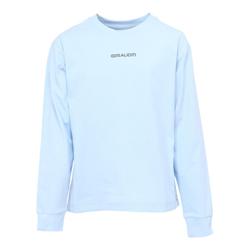 ジローム（GIRAUDM）（キッズ）ジュニア ポリテンジク ロゴ ロングスリーブTシャツ CT4F0057-TR865-GRHD LBLU