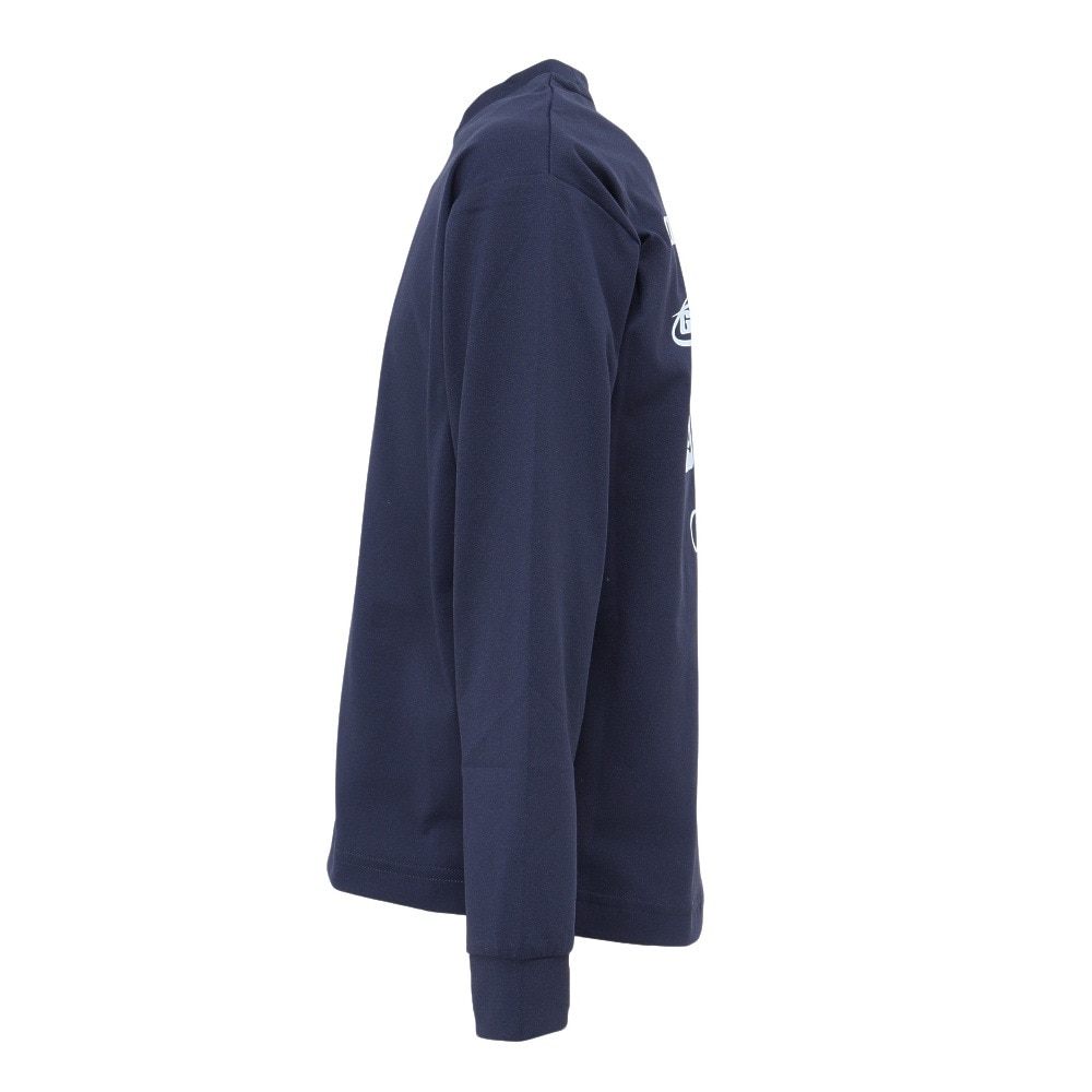ジローム（GIRAUDM）（キッズ）ジュニア ポリテンジク ロゴ ロングスリーブTシャツ CT4F0057-TR865-GRHD NVY