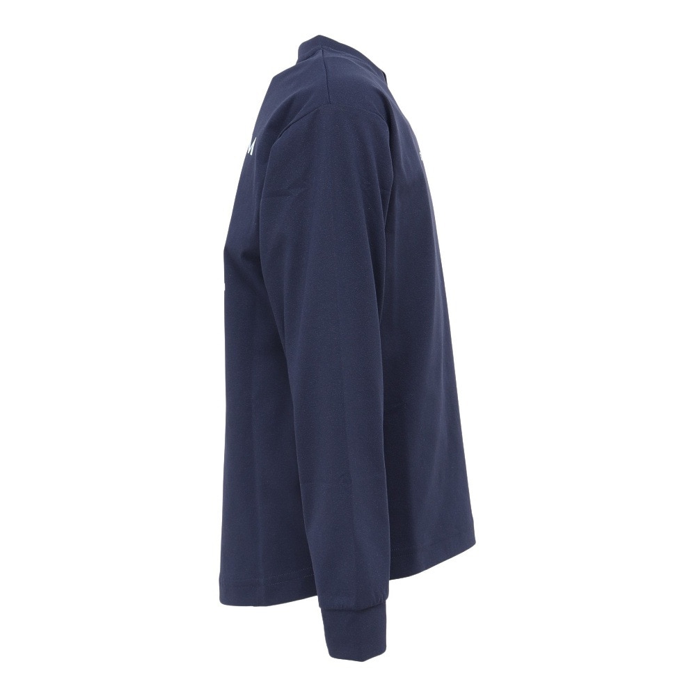 ジローム（GIRAUDM）（キッズ）ジュニア ポリテンジク ロゴ ロングスリーブTシャツ CT4F0057-TR865-GRHD NVY