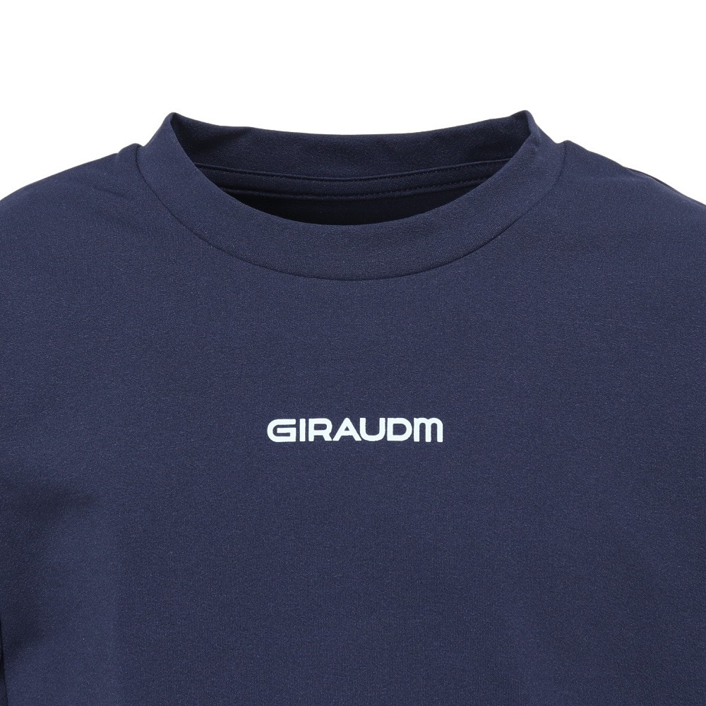 ジローム（GIRAUDM）（キッズ）ジュニア ポリテンジク ロゴ ロングスリーブTシャツ CT4F0057-TR865-GRHD NVY