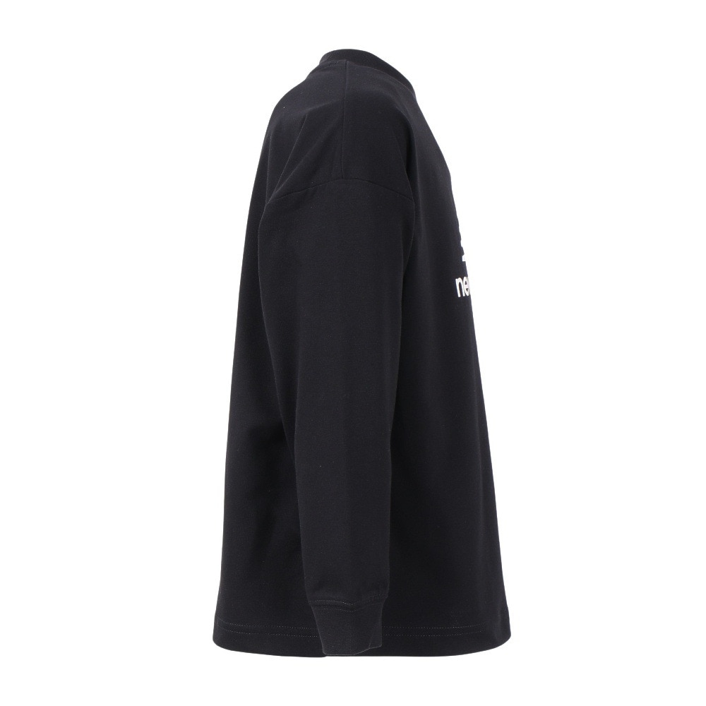 ニューバランス（new balance）（キッズ）DRY スタックドロゴロングスリーブTシャツ ABT55538BK