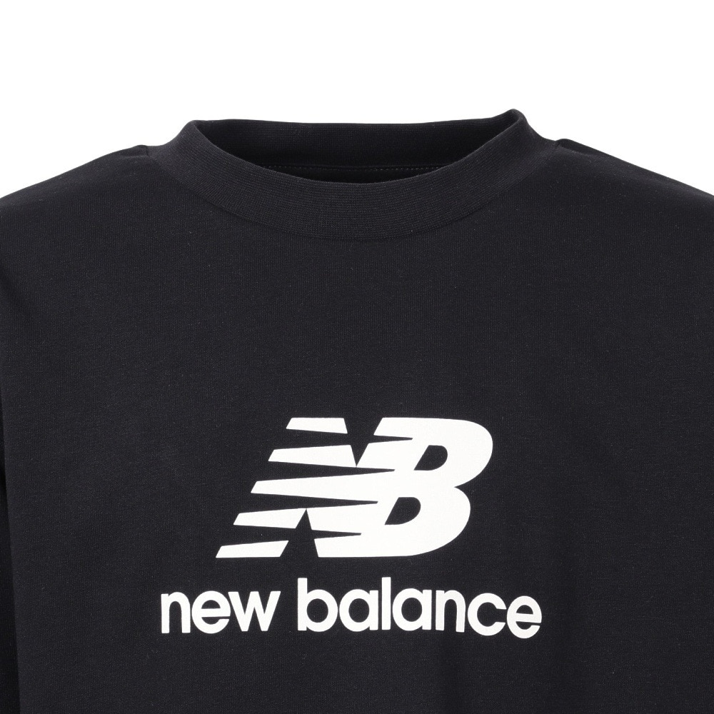 ニューバランス（new balance）（キッズ）DRY スタックドロゴロングスリーブTシャツ ABT55538BK