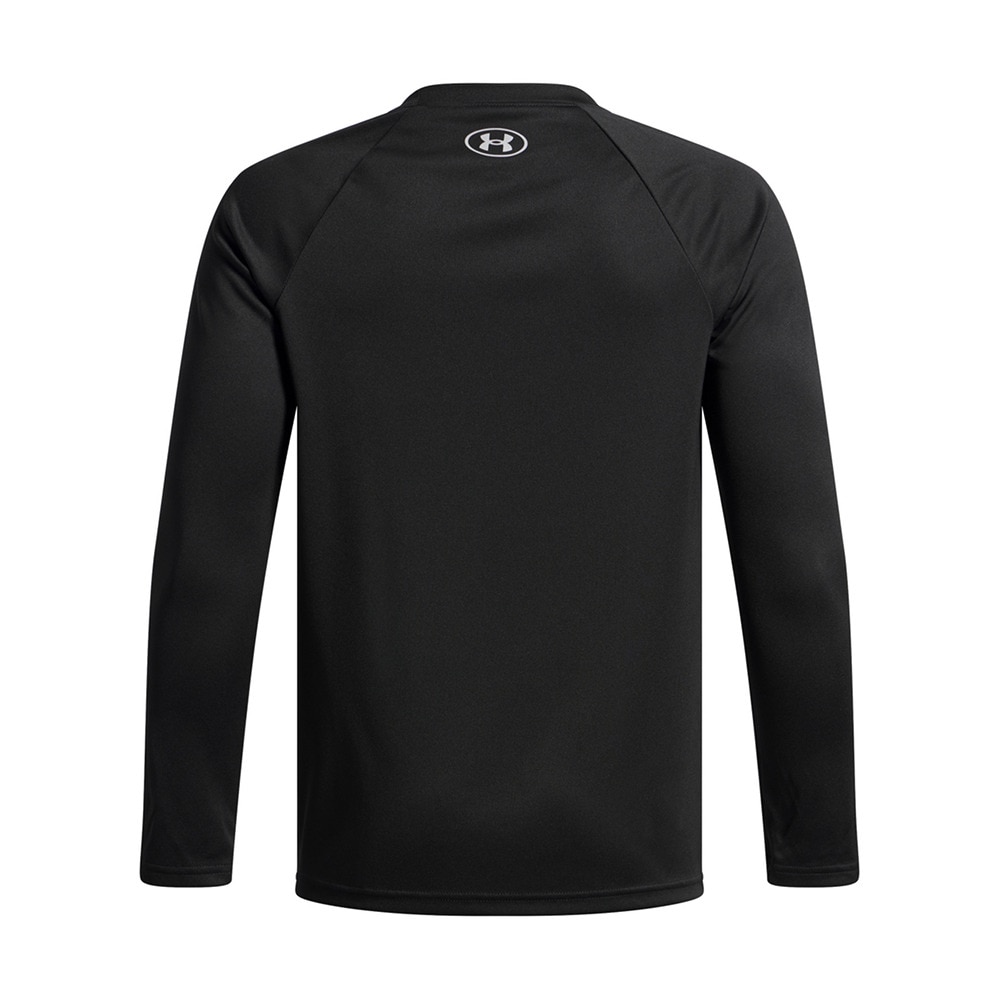 アンダーアーマー（UNDER ARMOUR）（キッズ）テック ハイブリッド プリント フィル 長袖Tシャツ 1380470 005