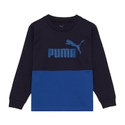 (キッズ)ボーイズ ESS MX 長袖 Tシャツ 689983 16 NVY