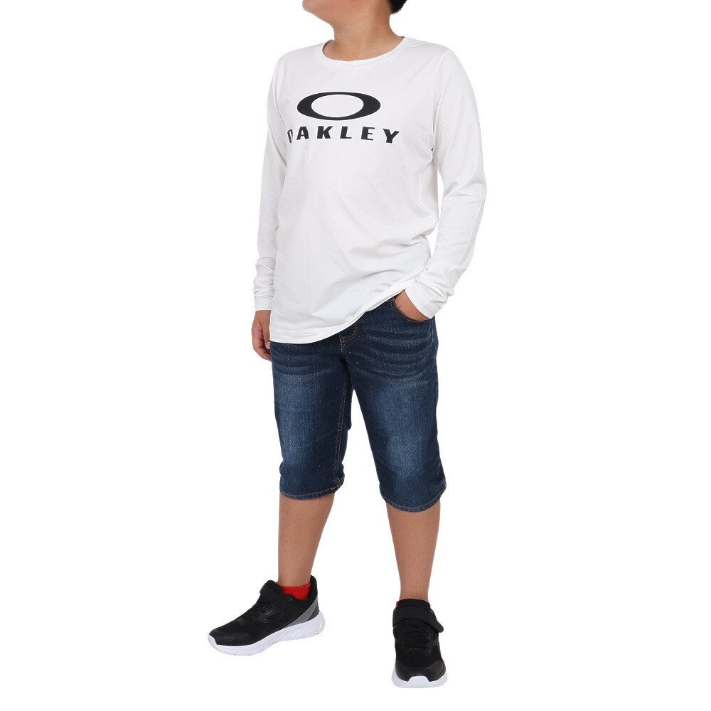 オークリー（OAKLEY）（キッズ）長袖Tシャツ キッズ Enhance Qd Bold