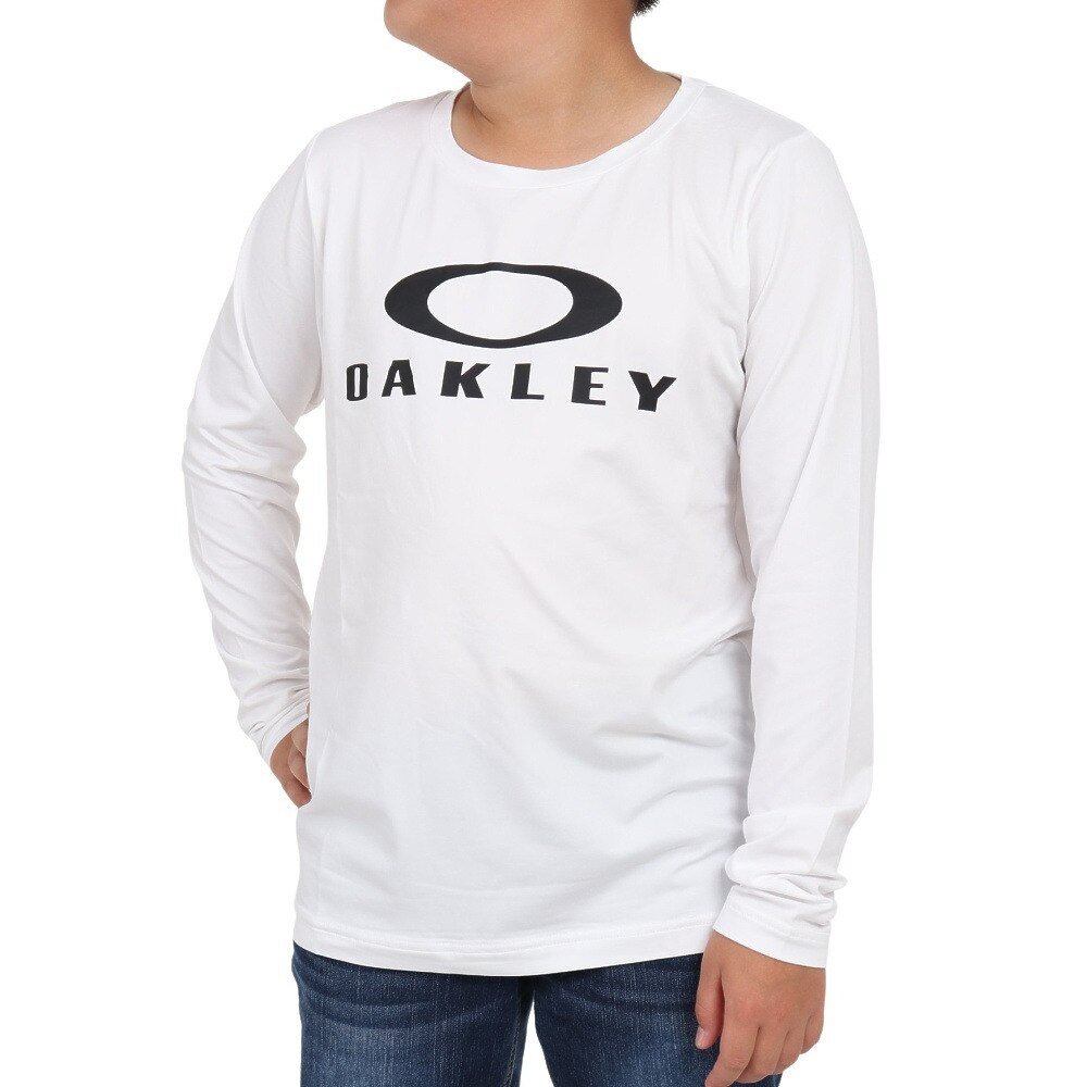 オークリー（OAKLEY）（キッズ）長袖Tシャツ キッズ Enhance Qd Bold