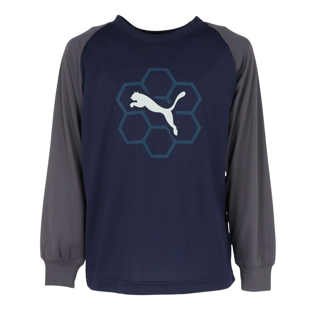 プーマ（PUMA）（キッズ）ジュニア アクティブ スポーツ ポリ 長袖 T