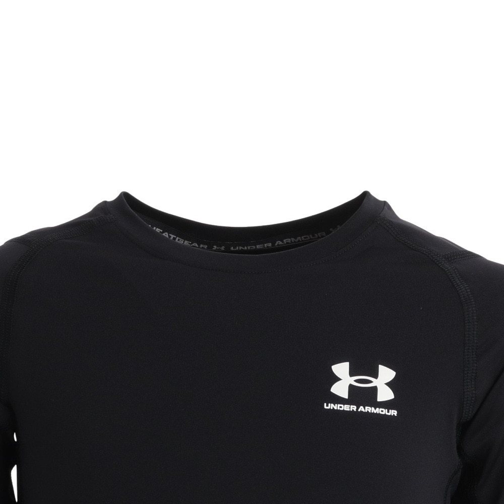 アンダーアーマー（UNDER ARMOUR）（キッズ）ドライ 速乾 ヒートギアアーマー ロングスリーブ シャツ 1361731 001