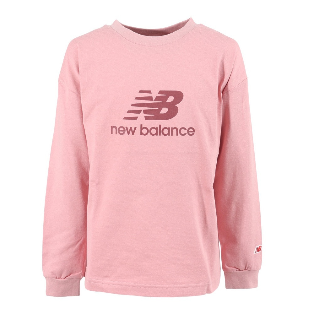 ニューバランス 長袖Tシャツ キッズ ガールズ ABT35160POO 130 60 アウトドア