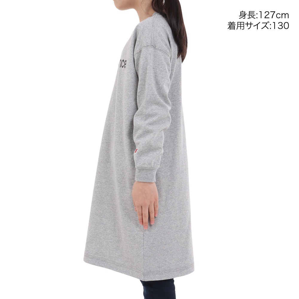 ニューバランス（new balance）（キッズ）長袖ワンピース キッズ ガールズ  AGD35155AG